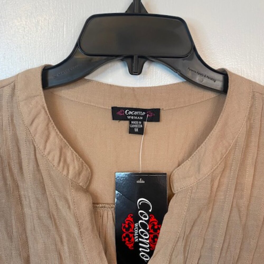 Cocomo Tan lightweight Blouse - Picture 4 of 8